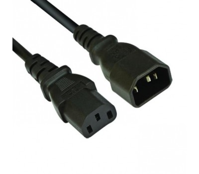 Cable power Кабель питания for UPS(комп.-монитор) C13-C14 1,5m 3g 0,75mm2 Original