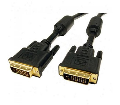 Кабель DVI m (24+1) - DVI m (24+1) 1,5m 2 фильтра Gold-Plated