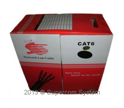 Cable FTP-6 cat SCS Profesional 23AWG CU (медь), Outdoor Бухта 305m Original R