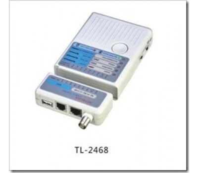 Сетевой Тестер для RJ-45/UTP-STP, RJ-11, USB, BNC cables TL-2468