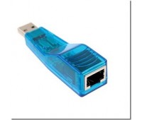 USB 2.0 External Network LAN Adapter 10/100Mbps Адаптер, Переходник, Сетевая карта с USB на LAN;11