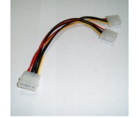 Кабель Cable converter power supply 18cm (разветвитель питания) "MOLEX/f" на "2 * MOLEX/m"