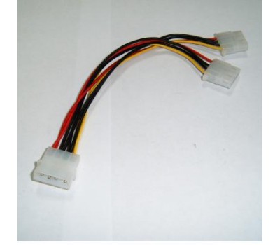 Кабель Cable converter power supply 18cm (разветвитель питания) "MOLEX/f" на "2 * MOLEX/m"