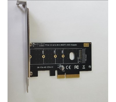 PCI-Express 3.0 x4 to M2 (NGFF) SSD Adapter DIEWU