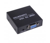 HDMI to VGA Converter, (вход HDMI, выход VGA + Audio L/R) + Cable Jack