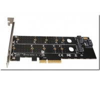 PCI-Express 3.0 до NVME M.2 NGFF SSD 110mm M_Key и B_Key PCIe M2 Riser Card;11