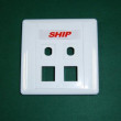 Front panel  4 ( 2*2) Port ,  передняя / лицевая панель A160-4, SHIP;z7