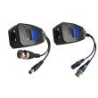 Video+Power Balun CVI/TVI/AHD/CVBS 4in1, 1 Channel Passive UTP UP 300m (комплект 2шт.) VB220PV-1