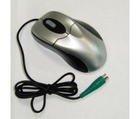 Santer STR 5041Scroll Mouse Optical PS/2 (черно-серебристая) Мышка Манипулятор