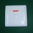 Розетка в сборе Настенно-Внутренняя 1-портовая 86mm*86mm RJ-45 CAT5e FTP (network) (экран) SHIP Розетка в сборе Настенно-Внутренняя 1-портовая 86mm*86mm RJ-45 CAT5e FTP (network) (экран) SHIP
