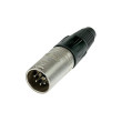 Разъём XLR-M (папа) 5pin (для пайки)