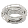 Кабель VGA Cable 15m/15m (папа-папа) экранированный 15m High Quality 8mm серый (2 фер. кольца);10