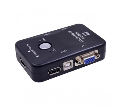 KVM Switch 2 port USB 2.0, 1920*1440, 250MHz