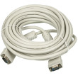 Кабель VGA Cable 15m/15m (папа-папа) экранированный 10m High Quality 8mm серый (2 фер. кольца);10;z7 Кабель VGA Cable 15m/15m (папа-папа) экранированный 10m High Quality 8mm серый (2 фер. кольца);10;z7
