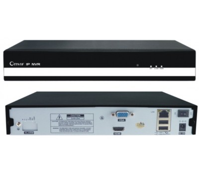 NVR Сетевой Видеорегистратор 1080P 4CH HDMI VGA out LAN 10/100 Mouse BE-6004SL