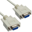 Кабель DB9 F/F Cross (2-3, 3-2) Cable COM (RS-232) 9pin (мама-мама) 1,5m