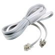 Телефонный кабель Patch Cord 3m RJ-11 6P2C (Телефон - Линия) белый