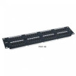 Patch panel 48-port  RJ-45, для 19" стойки, 2U, Cat. 5e, P197-48, SHIP