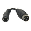 Конвертор-переходник DC-F Jack 5,5mm (мама) на 4 Pin Kycon Power DIN (12v type monoblock"CAM090121") Конвертор-переходник DC-F Jack 5,5mm (мама) на 4 Pin Kycon Power DIN (12v type monoblock"CAM090121")