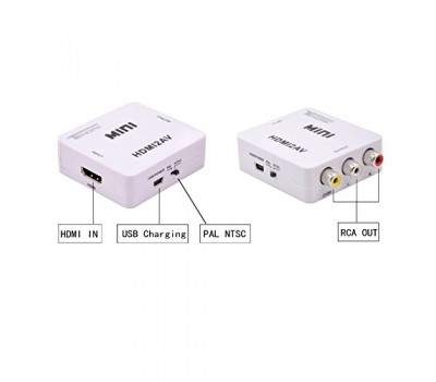 HDMI to AV Converter PAL/NTSC USB Power