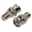 BNC Коннектор (папа) - с резьбой для F Connector