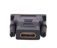 HDMI (f) - DVI (m) (24+5) Convertor Gold-Plated