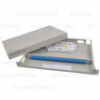 Кросс оптический для 19'' стойки, 1U SC/UPC 24 port выдвижная на салазках, Металл