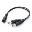 Разветвитель питания 12v Коннектор (мама-вход), 2-Коннектора (папа-выход) Jack BE-1IN2,58 Разветвитель питания 12v Коннектор (мама-вход), 2-Коннектора (папа-выход) Jack BE-1IN2,58