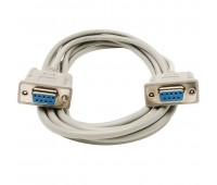 Кабель DB9 F/F Normal (1:1) Cable COM (RS-232) 9pin (мама-мама) 1,5m