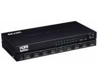 HDMI Splitter 8 port ver1.4, 4Kx2K 3840x2160/30Hz, FullHD 1080P, 3D, DTS-HD Dolby + Power Supply