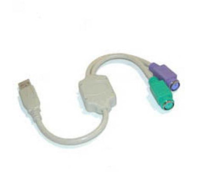 USB to PS/2 (2 port Keyboard+Mouse)