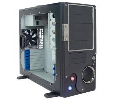 ATX For Server SP 7001, M701, M701CA , прозрачная крышка-поцарапан, без Б. П.,+USB,Audio front panel