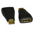 mini HDMI (m) - HDMI (f) Convertor Gold-Plated (для цифровых камер)