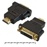 HDMI (m) - DVI (f) (24+1) Convertor Gold-Plated