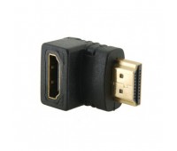 HDMI (f) - HDMI (m) Переходник г-тип Gold-Plated;18