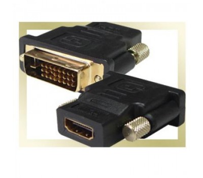 DVI (m) (24+1)/DVI-D - HDMI (f) Переходник Gold-Plated