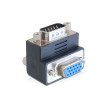 Разъём-переходник VGA-F (мама) на VGA-m (папа) 15pin, 15F/15F г-тип