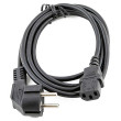 Кабель питания CEE 7/7 (ЕВРО Вилка 90°) - С13 1,8m 3g 0.75mm2 CU (МЕДЬ) Original 16A