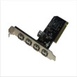 PCI card to USB 2.0 480Mbps 5 ports (4-Ext., 1-Int) Chip VIA VT6212L