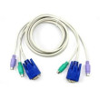 Кабель KVM Cables Keyboard Mouse Video 3in1 PS/2+PS/2+VGA (m-m) for KVM Switch 3m;25 Кабель KVM Cables Keyboard Mouse Video 3in1 PS/2+PS/2+VGA (m-m) for KVM Switch 3m;25