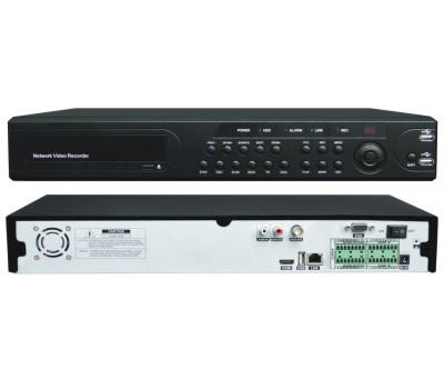 NVR Сетевой Видеорегистратор 1080P 32CH HDMI VGA BNC out LAN 100/1000 Rs 485 Ir Remote Mouse BE-6232