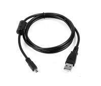 Кабель Cable USB Type A - Mini USB 8pin 1.2m, 1 filtrs,  для цифровых  камер;22