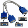 Сплиттер VGA splitter 2 port Cable (цвет белый) 2 Filtr;14