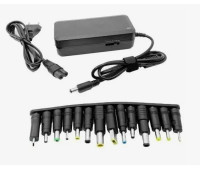 Notebook and LCD Monitor Power Adapter 15-24v 120w (Универсальный, 14 переходников, USB-out 2A);9