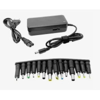 Notebook and LCD Monitor Power Adapter 15-24v 120w (Универсальный, 14 переходников, USB-out 2A);9