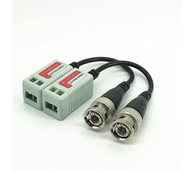Video Balun AHD/CVI/TVI 1 Channel Passive Video Transceiver UTP W/B600m Color 300m (комплект 2шт)