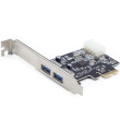PCI-Express card to USB 3.0 5Gbps 2 ports NEC D720200 Power Molex;11