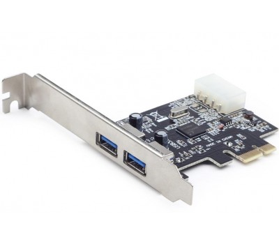 PCI-Express card to USB 3.0 5Gbps 2 ports NEC D720200 Power Molex