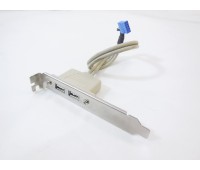 USB 2.0 2 port Планка (заглушка) в системный блок для мат.платы;7