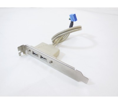 USB 2.0 2 port Планка (заглушка) в системный блок для мат.платы